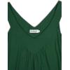 imageNinedaily Women Comfy Sleeveless Tunic Top Pleated V Neck Tanks Vest SummerGreen