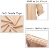 imageNinedaily Womens Tops Dressy Casual 34 Sleeve V Neck Chiffon Shirt Work BlousesBeige