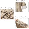imageNinedaily Womens Tops Dressy Casual 34 Sleeve V Neck Chiffon Shirt Work BlousesBeige Stripe