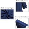 imageNinedaily Womens Tops Dressy Casual 34 Sleeve V Neck Chiffon Shirt Work BlousesBlue
