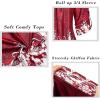 imageNinedaily Womens Tops Dressy Casual 34 Sleeve V Neck Chiffon Shirt Work BlousesRed Floral