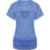 imageNinedaily Womens Workout Top Running Yoga Shirt Summer Short Sleeve Casual TunicBlue