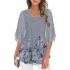 Gray Floral